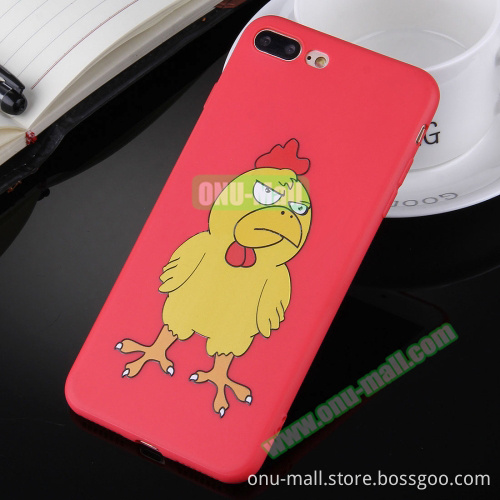 Embossed Soft TPU Phone Case for iPhone 7 Case